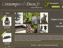 Tablet Screenshot of lintemporel-deco.fr